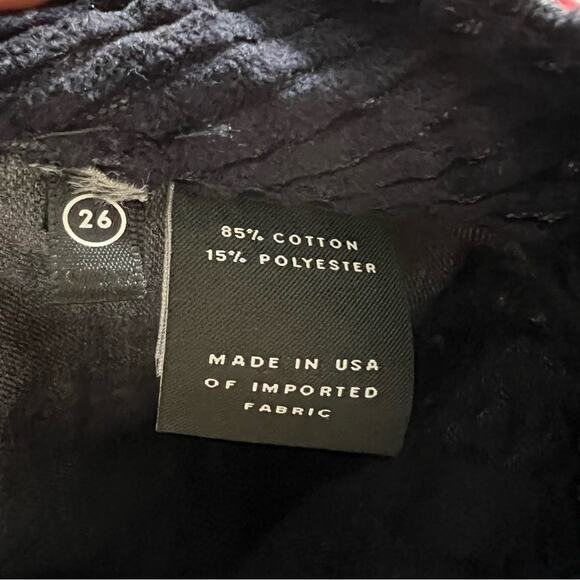 GRLFRND Helena Corduroy Pants in Midnight Train - Picture 9 of 10